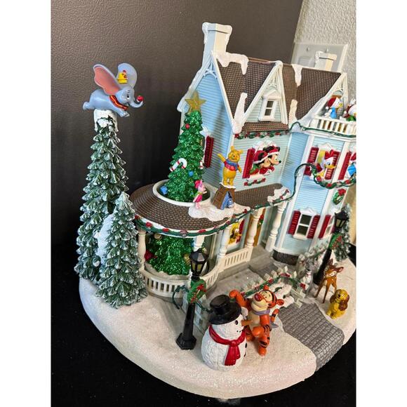 Disney Holiday Decorations – Animated Holiday House With Lights
